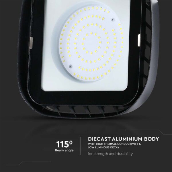 Καμπάνα LED 100W 4000K 8700lm IP65 Μαύρη V-TAC – 10035