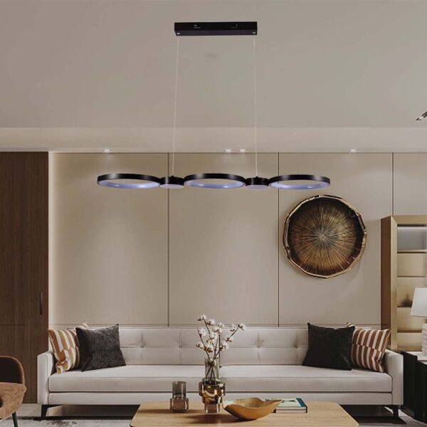 Κρεμαστό φωτιστικό LED 38W 4000K Μαύρου Χρώματος V-TAC – 10043