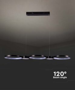 Κρεμαστό φωτιστικό LED 38W 4000K Μαύρου Χρώματος V-TAC – 10043