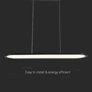 Κρεμαστό φωτιστικό LED 24W 4000K Μαύρου Χρώματος V-TAC – 10045