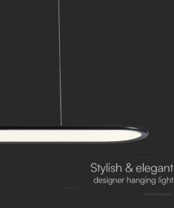 Κρεμαστό φωτιστικό LED 24W 4000K Μαύρου Χρώματος V-TAC – 10045