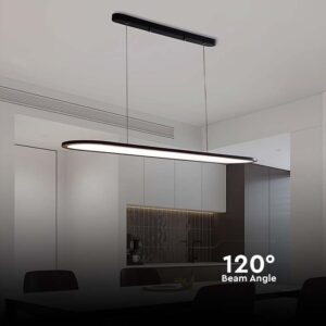 Κρεμαστό φωτιστικό LED 24W 4000K Μαύρου Χρώματος V-TAC – 10045