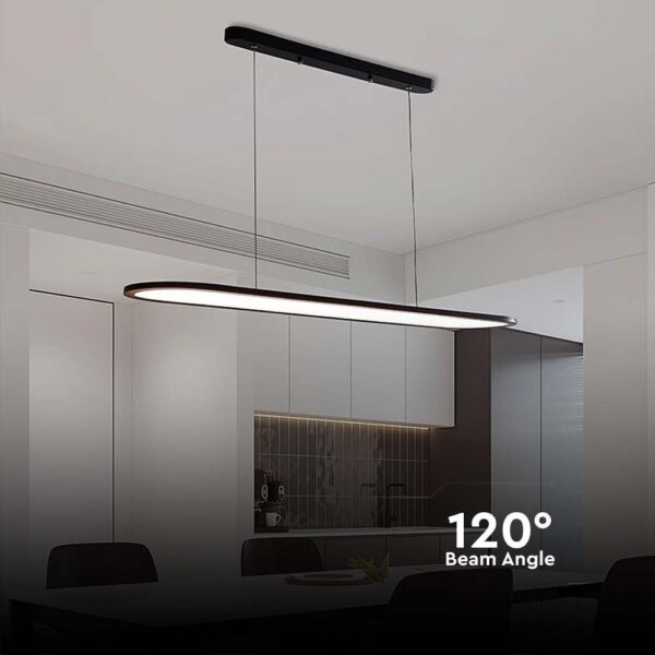 Κρεμαστό φωτιστικό LED 24W 4000K Μαύρου Χρώματος V-TAC – 10045