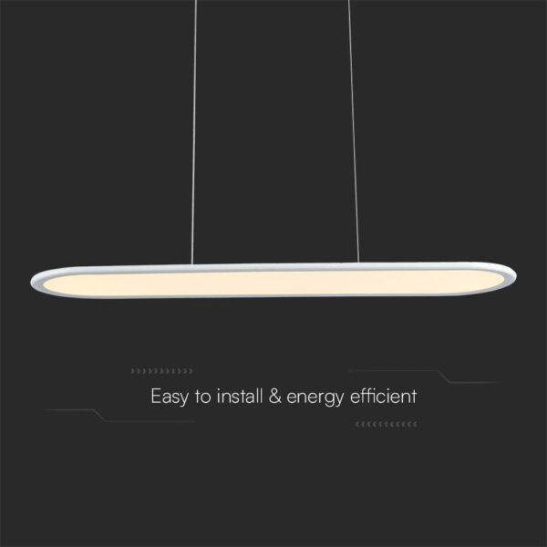 Kρεμαστό φωτιστικό LED 24W 4000K Λευκού Χρώματος V-TAC – 10047