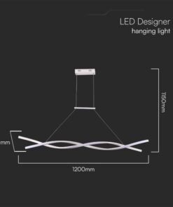 Κρεμαστό φωτιστικό LED 30W 4000K Λευκού Χρώματος V-TAC – 10049