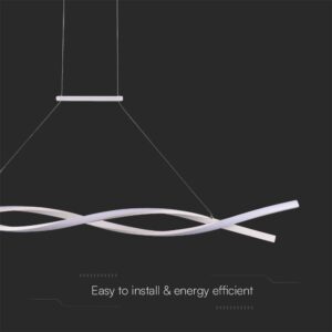 Κρεμαστό φωτιστικό LED 30W 3000K Λευκού Χρώματος V-TAC – 10050