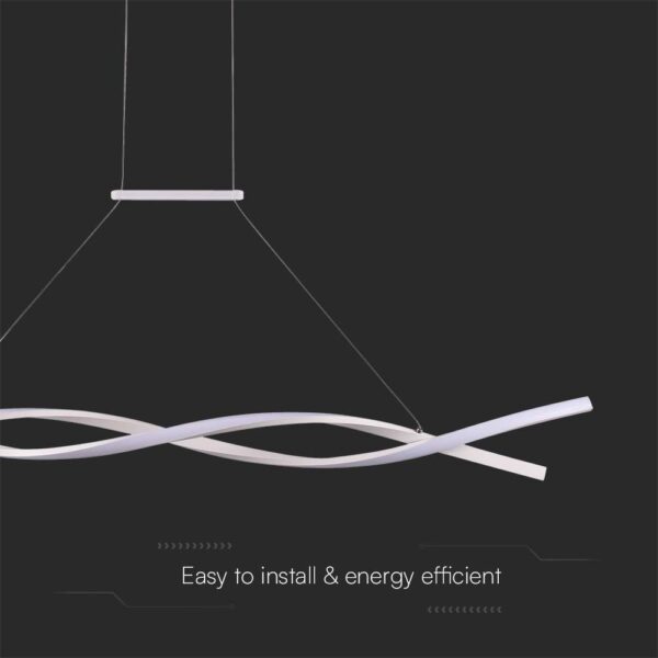 Κρεμαστό φωτιστικό LED 30W 3000K Λευκού Χρώματος V-TAC – 10050
