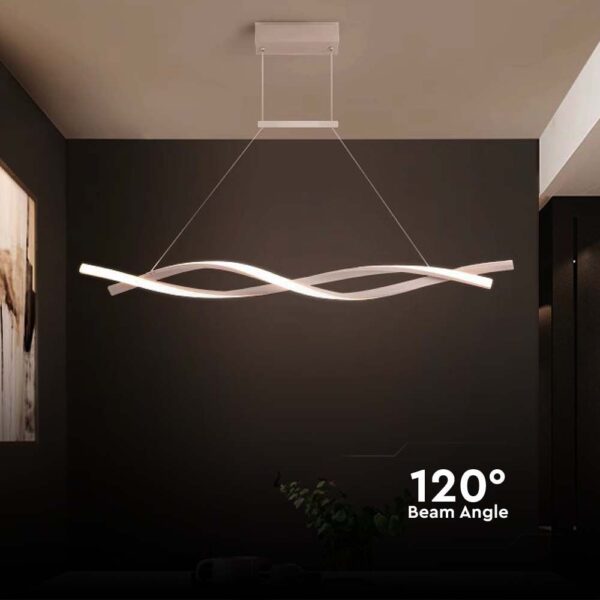 Κρεμαστό φωτιστικό LED 30W 3000K Λευκού Χρώματος V-TAC – 10050