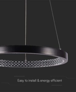 Kρεμαστό φωτιστικό Designer LED 19W 4000K Μαύρου Χρώματος V-TAC – 10051