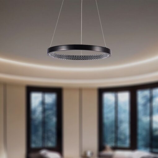 Kρεμαστό φωτιστικό Designer LED 19W 3000K Μαύρου Χρώματος V-TAC – 10052