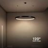 Kρεμαστό φωτιστικό Designer LED 19W 3000K Μαύρου Χρώματος V-TAC – 10052