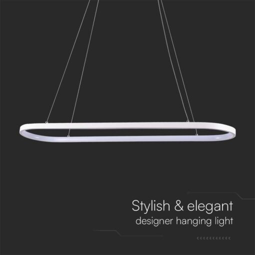 Κρεμαστό φωτιστικό LED 24W 4000K Λευκού Χρώματος V-TAC – 10055