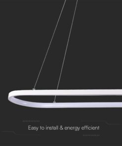 Κρεμαστό φωτιστικό LED 24W 3000K Λευκού Χρώματος V-TAC – 10056