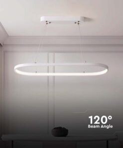 Κρεμαστό φωτιστικό LED 24W 3000K Λευκού Χρώματος V-TAC – 10056