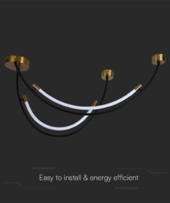 Κρεμαστό φωτιστικό LED 20W 4000K Μαύρου Χρώματος V-TAC – 10057
