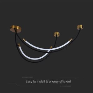 Κρεμαστό φωτιστικό LED 20W 4000K Μαύρου Χρώματος V-TAC – 10057