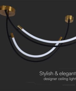 Κρεμαστό φωτιστικό LED 20W 4000K Μαύρου Χρώματος V-TAC – 10057