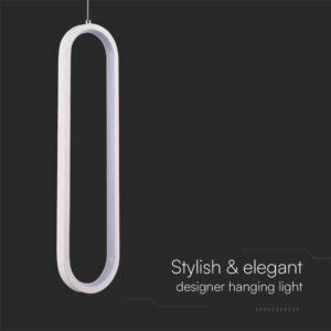 Kρεμαστό φωτιστικό Designer LED 13W 3000K Λευκού Χρώματος V-TAC – 10074