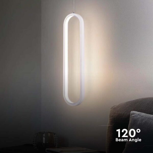 Kρεμαστό φωτιστικό Designer LED 13W 3000K Λευκού Χρώματος V-TAC – 10074