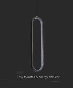Kρεμαστό φωτιστικό Designer LED 13W 3000K Μαύρου Χρώματος V-TAC – 10076