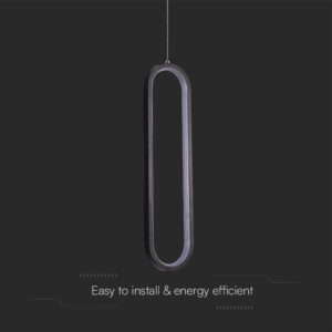 Kρεμαστό φωτιστικό Designer LED 13W 3000K Μαύρου Χρώματος V-TAC – 10076