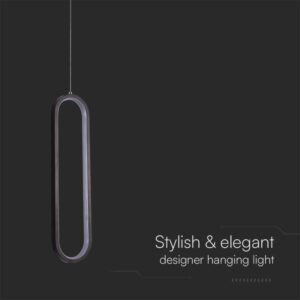 Kρεμαστό φωτιστικό Designer LED 13W 3000K Μαύρου Χρώματος V-TAC – 10076