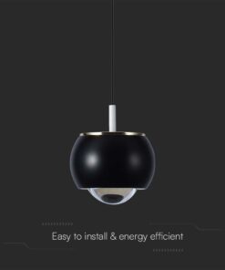 Kρεμαστό φωτιστικό LED 9W 4000K Μαύρου Χρώματος V-TAC – 10077