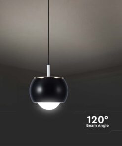 Κρεμαστό φωτιστικό οροφής LED 7W 3000K Μαύρου Χρώματος V-TAC – 10078