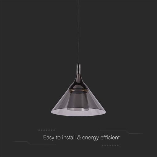 Kρεμαστό φωτιστικό οροφής LED 9W 4000K Μαύρου Χρώματος V-TAC – 10081