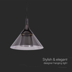 Kρεμαστό φωτιστικό οροφής LED 9W 4000K Μαύρου Χρώματος V-TAC – 10081