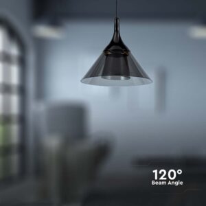 Kρεμαστό φωτιστικό οροφής LED 9W 4000K Μαύρου Χρώματος V-TAC – 10081