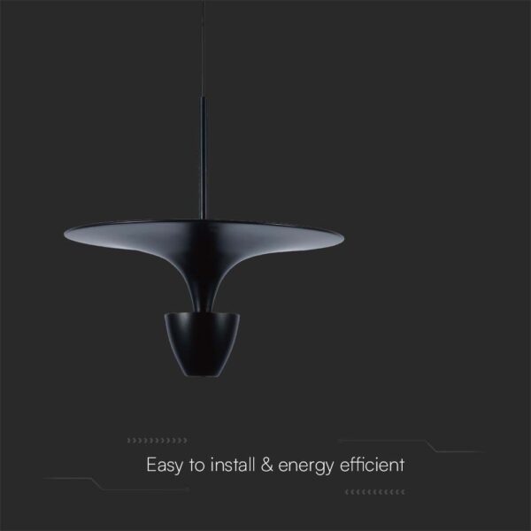Κρεμαστό φωτιστικό LED 9W 4000K Μαύρου Χρώματος V-TAC – 10083