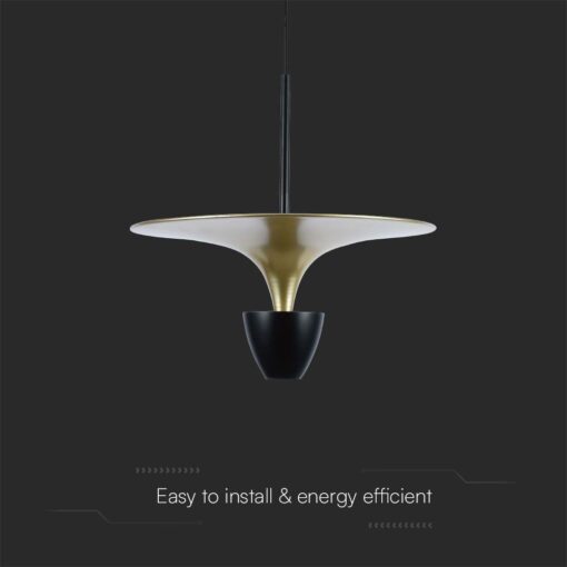 Κρεμαστό φωτιστικό LED 9W 4000K Μαύρου Χρώματος V-TAC – 10085