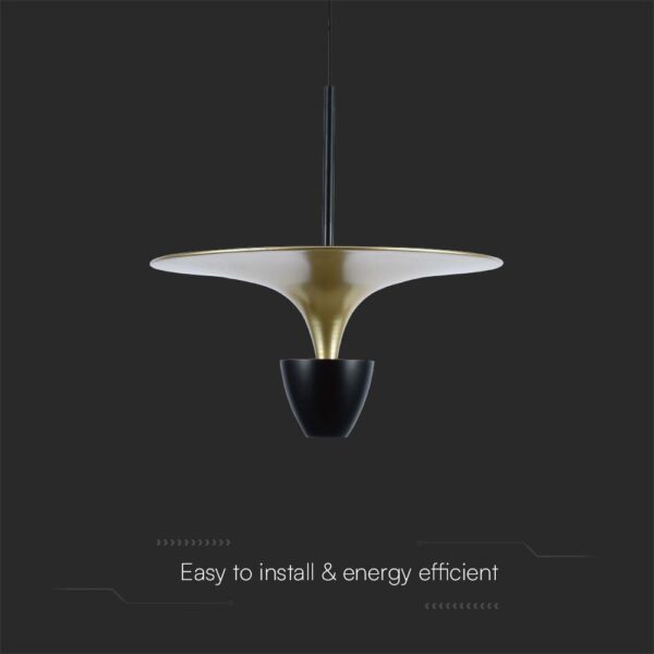 Κρεμαστό φωτιστικό LED 9W 4000K Μαύρου Χρώματος V-TAC – 10085