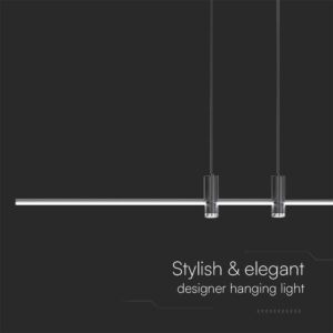 Kρεμαστό φωτιστικό Designer LED 19W 3000K Μαύρου Χρώματος V-TAC – 10060