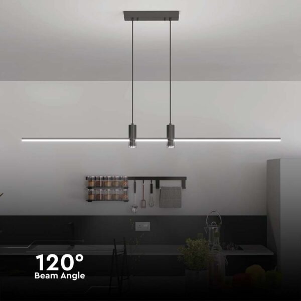 Kρεμαστό φωτιστικό Designer LED 19W 3000K Μαύρου Χρώματος V-TAC – 10060
