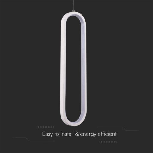 Κρεμαστό φωτιστικό LED 13W 4000K Λευκού Χρώματος V-TAC – 10091