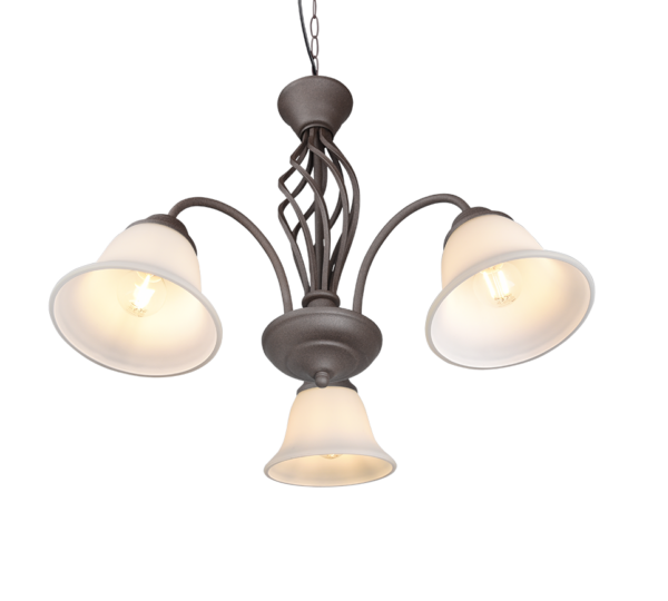 Πολύφωτο Trio Lighting 3xE14   Σκουριά Μεταλλικό    – 101000324