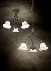 Πολύφωτο Trio Lighting 3xE14 Σκουριά Μεταλλικό – 101000324