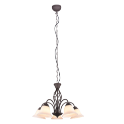 Πολύφωτο Trio Lighting 5xE14 Σκουριά Μεταλλικό – 101000524