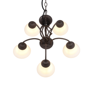 Πολύφωτο Trio Lighting 5xE14   Σκουριά Μεταλλικό    – 101000524