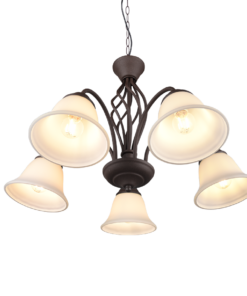 Πολύφωτο Trio Lighting 5xE14 Σκουριά Μεταλλικό – 101000524