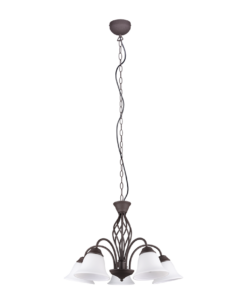 Πολύφωτο Trio Lighting 5xE14 Σκουριά Μεταλλικό – 101000524