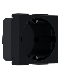 ^ MODYS ΠΡΙΖΑ ΣΟΥΚΟ ΑΣΦΑΛΕΙΑΣ ΜΑΥΡΗ ΜΑΤ  2 ΣΤ. 2P+E 16A 250VAC IP20 ACA – 10101312310