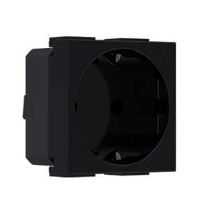 ^ MODYS ΠΡΙΖΑ ΣΟΥΚΟ ΑΣΦΑΛΕΙΑΣ ΜΑΥΡΗ ΜΑΤ  2 ΣΤ. 2P+E 16A 250VAC IP20 ACA – 10101312310