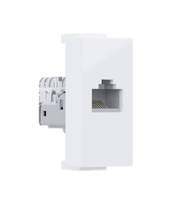^ MODYS ΠΡΙΖΑ ΔΙΚΤΥΟΥ ΛΕΥΚΗ 1 ΣΤ. RJ45 CAT.5E ΧΩΡΙΣ ΘΩΡΑΚΙΣΗ IP20 ACA – 10101312431