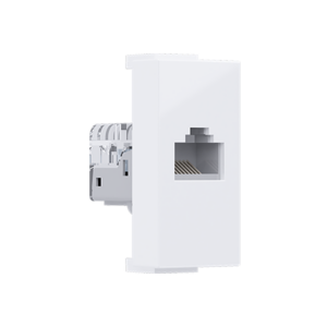 ^ MODYS ΠΡΙΖΑ ΔΙΚΤΥΟΥ ΛΕΥΚΗ 1 ΣΤ. RJ45 CAT.5E ΧΩΡΙΣ ΘΩΡΑΚΙΣΗ IP20 ACA – 10101312431