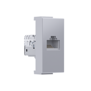 ^ MODYS ΠΡΙΖΑ ΔΙΚΤΥΟΥ ΑΣΗΜΙ 1 ΣΤ. RJ45 CAT.5E ΧΩΡΙΣ ΘΩΡΑΚΙΣΗ IP20 ACA – 10101312441
