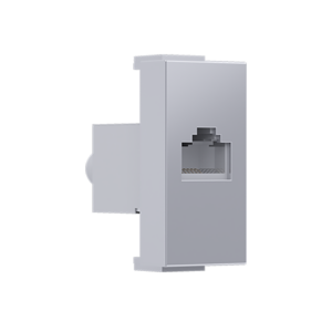 ^ MODYS ΠΡΙΖΑ ΔΙΚΤΥΟΥ ΑΣΗΜΙ 1 ΣΤ. RJ45 CAT.6 ΜΕ ΘΩΡΑΚΙΣΗ IP20 ACA – 10101312443