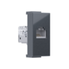 ^ MODYS ΠΡΙΖΑ ΔΙΚΤΥΟΥ ΑΝΘΡΑΚΙ  1 ΣΤ. RJ45 CAT.5E ΧΩΡΙΣ ΘΩΡΑΚΙΣΗ IP20 ACA – 10101312451